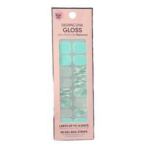 Dashing Diva Gloss Nail Strips Desert Quartz GS102S Ultra Shine Gel Manicure NIP